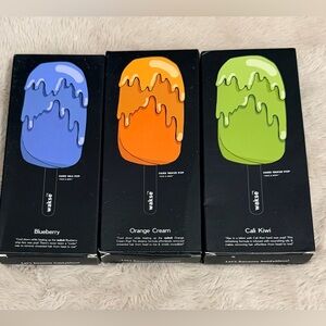 Wakes Hard Wax Pop - Blueberry, Orange Cream, Cali Kiwi Trio Wax Popsicles NWT